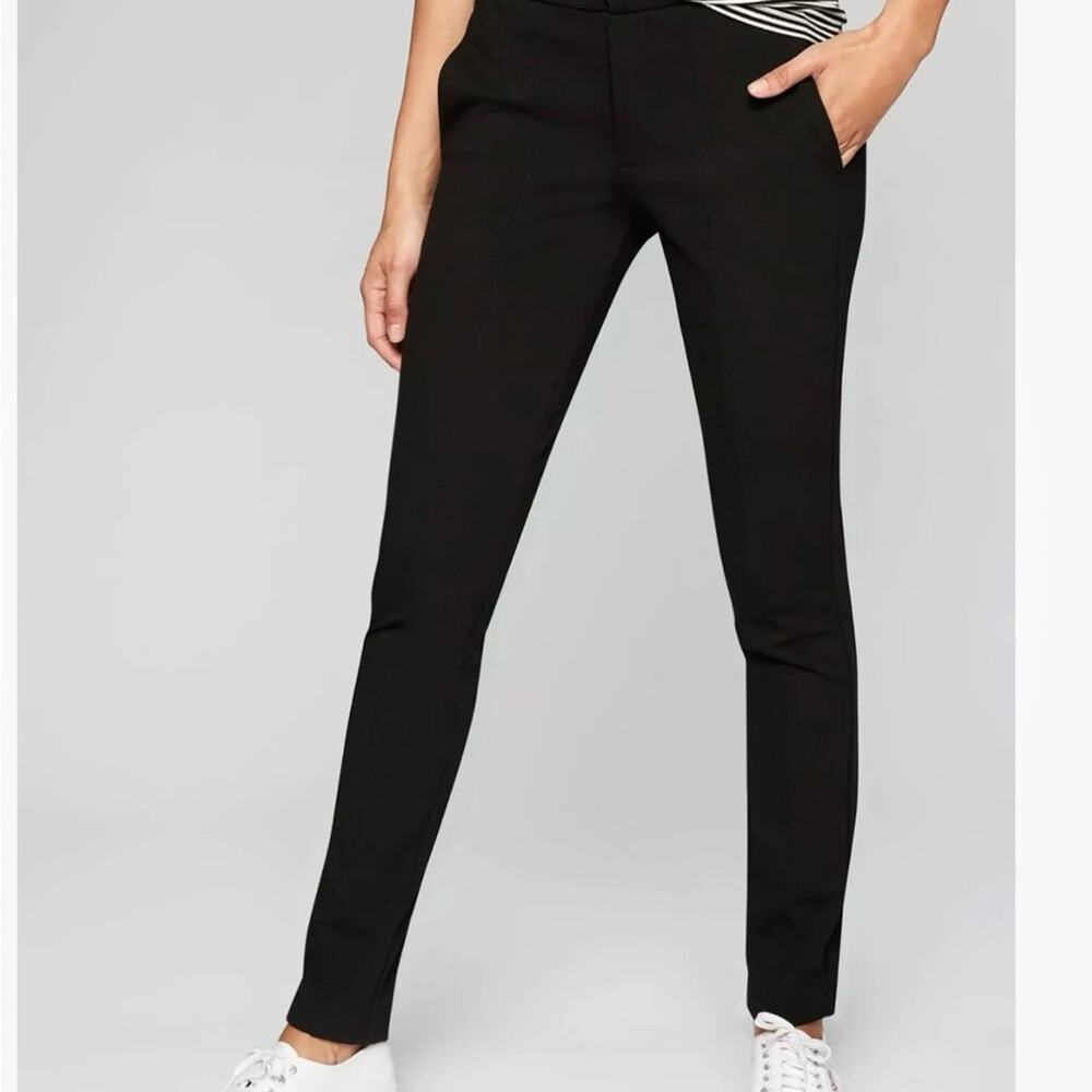 Athleta Black Ponte Skinny Lifestyle Travel Pant Size 2
